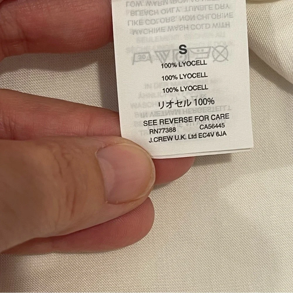 J Crew Side Ruched Peplum Top White T Shirt Dress